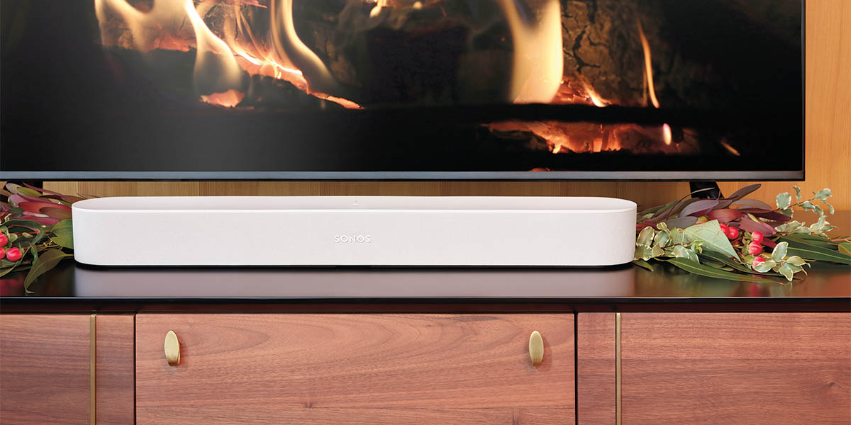 Einsteiger-Soundbars: Sonos Beam White-TV