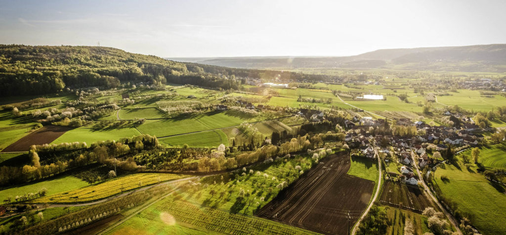 Erneuerbaren Energien Häuser miteinander vernetzen