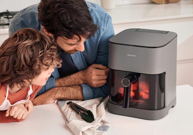 Gesundes und fettarmes Essen - Neue Panasonic Air Fryer